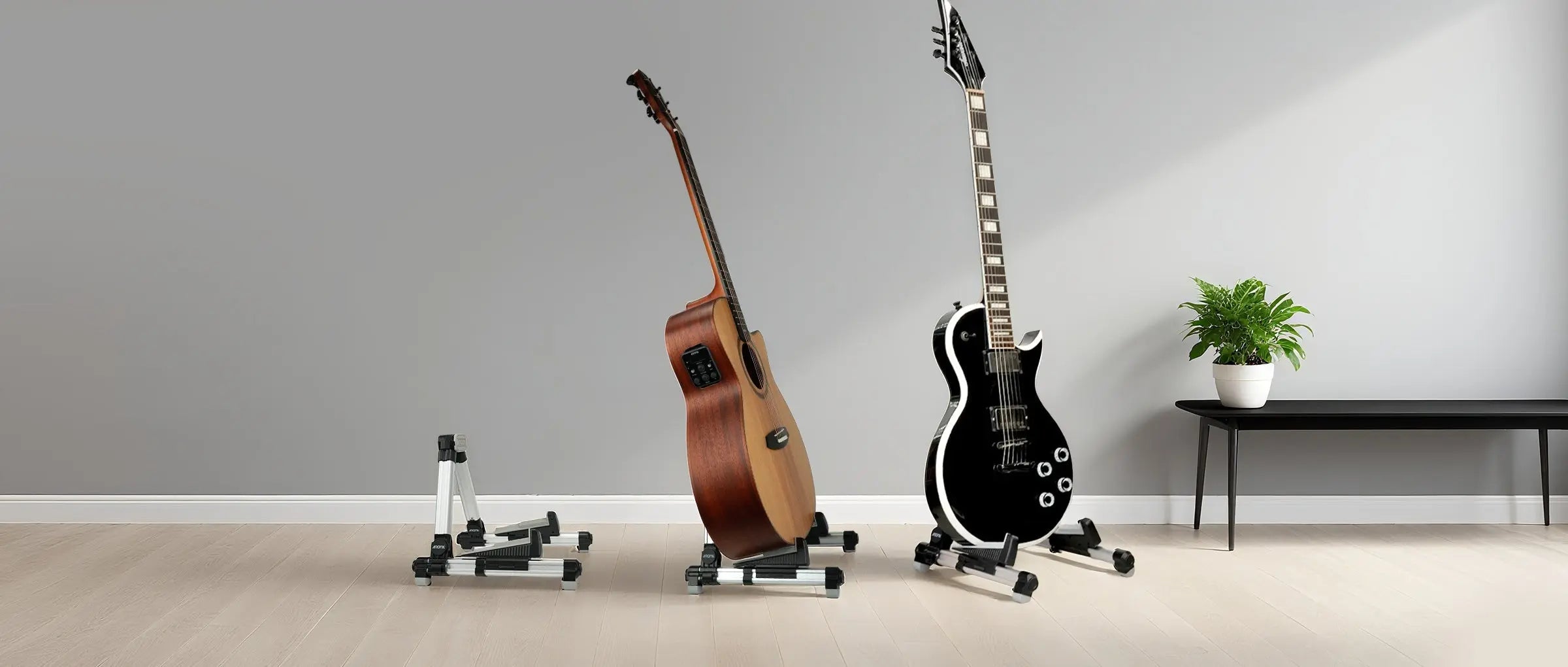 Keep-Your-Guitar-Safe-Stop-Tipping-and-Falling-with-Aroma-Adjustable-Guitar-Stand Aroma Music