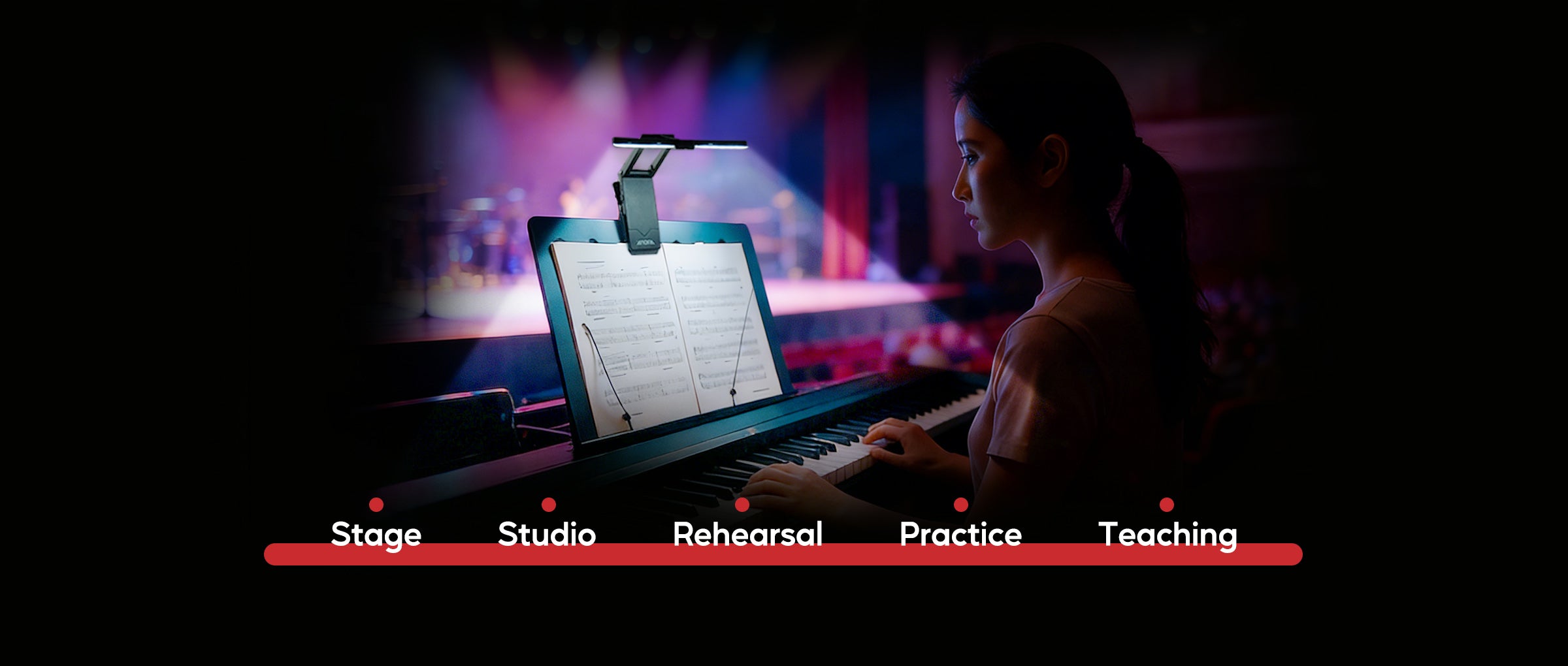Comfortable Eye Lighting with Aroma Music Stand Light