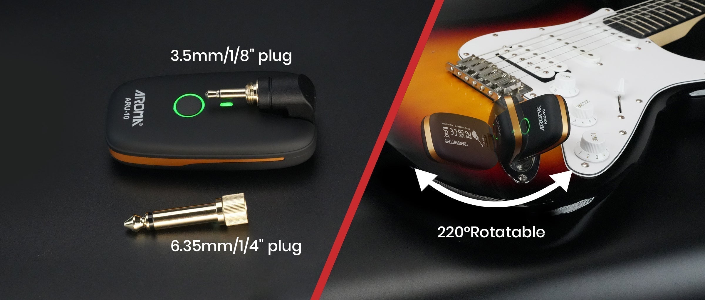 Freedom-to-Play-The-Smart-Rotatable-Dual-Jack-Design-for-Every-Instrument Aroma Music