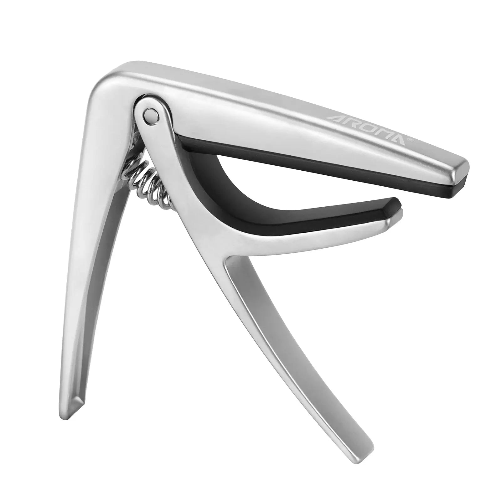 Aroma Guitar Capo for Classical Guitars with Steel Spring Trigger One Hand Quick Release Capo for Nylon Strings Wide Neck Guitars AROMA