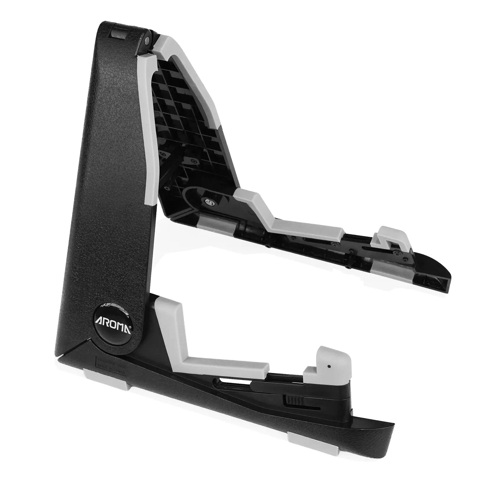 Aroma Folding Ukulele Stand with Non-Slip Base Adjustable Classic A-Frame Holder for Small Instruments Like Violin Ukulele Mandolin AROMA