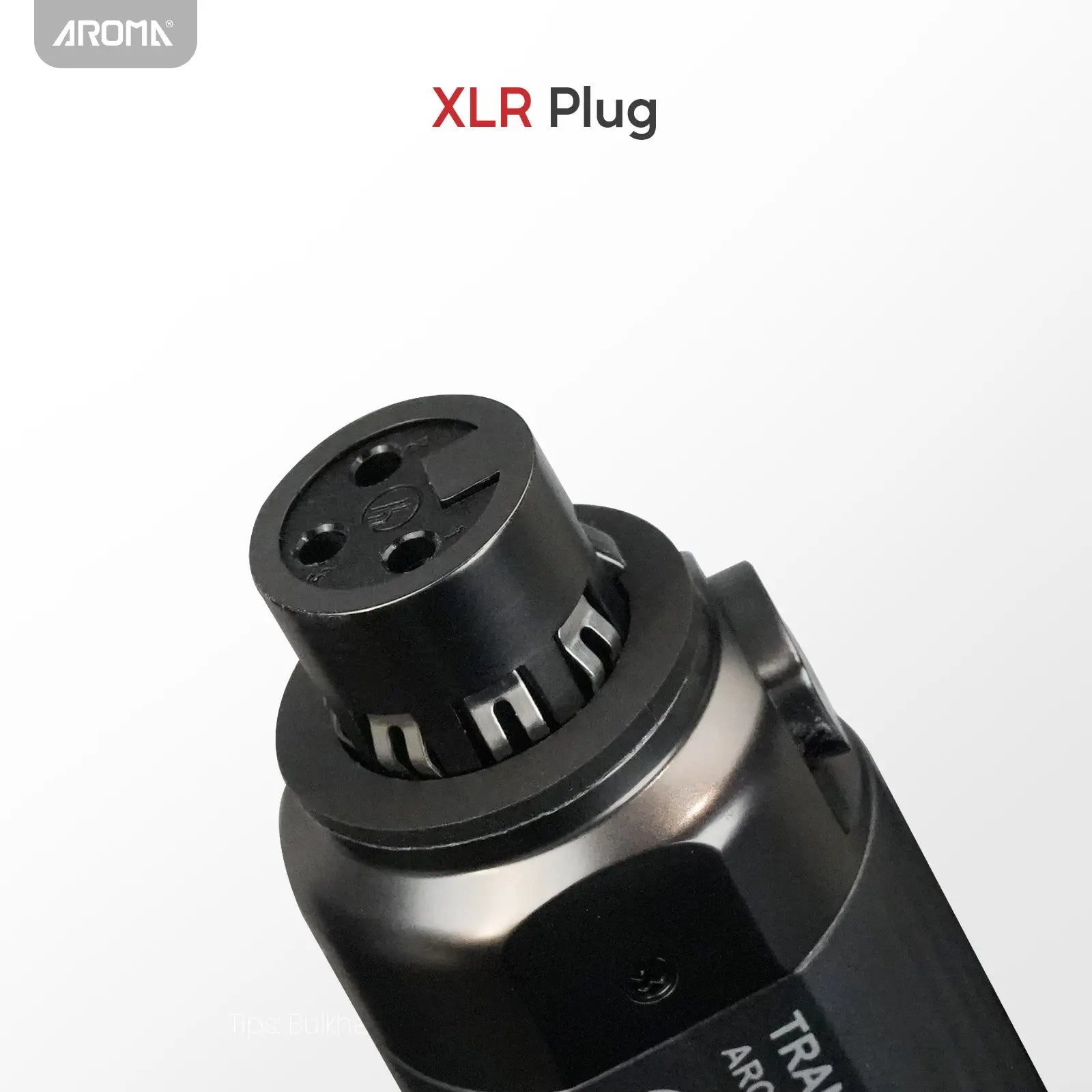 Aroma UHF Wireless XLR Microphone System - Rechargeable Transmitter & Receiver For Dynamic Mics, 7 Channels, 164 Ft Range