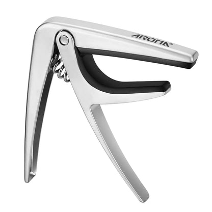 Aroma Ukulele Capo for 4 String Ukulele and Mandolin Mini Size Professional Capo Single Handed Quick Release Zinc Alloy AROMA